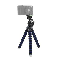 11 Inch Flexible Camera Tripod for Canon Nikon Samsung and Other 1/4"- 20 Digital Cameras