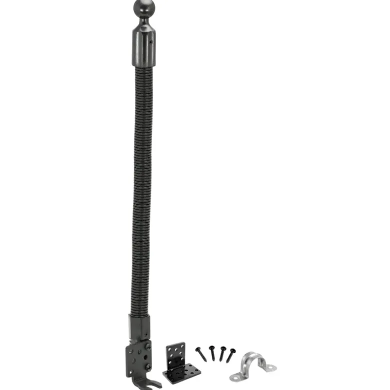 18 inch Seat Rail Floor Pedestal with 25mm (1 inch) Ball