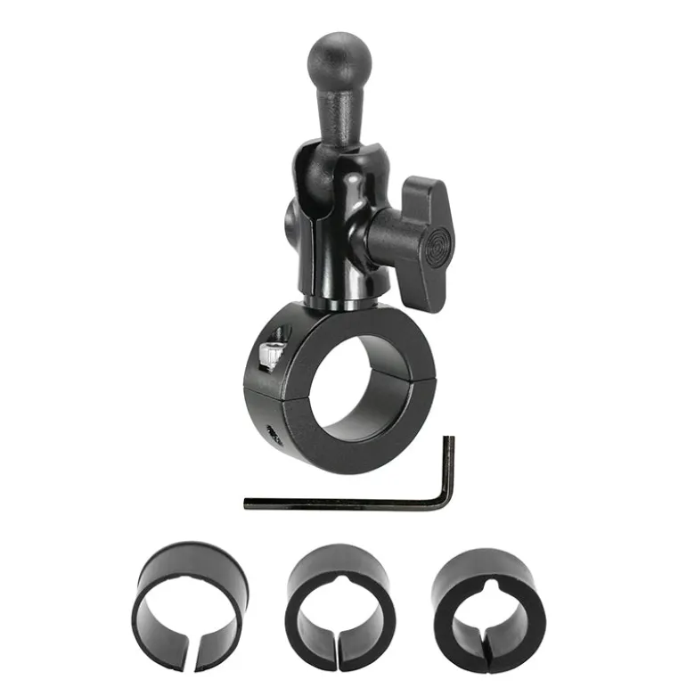 Aluminum Handlebar Mount with 17mm Ball – Perfect for GPS Devices