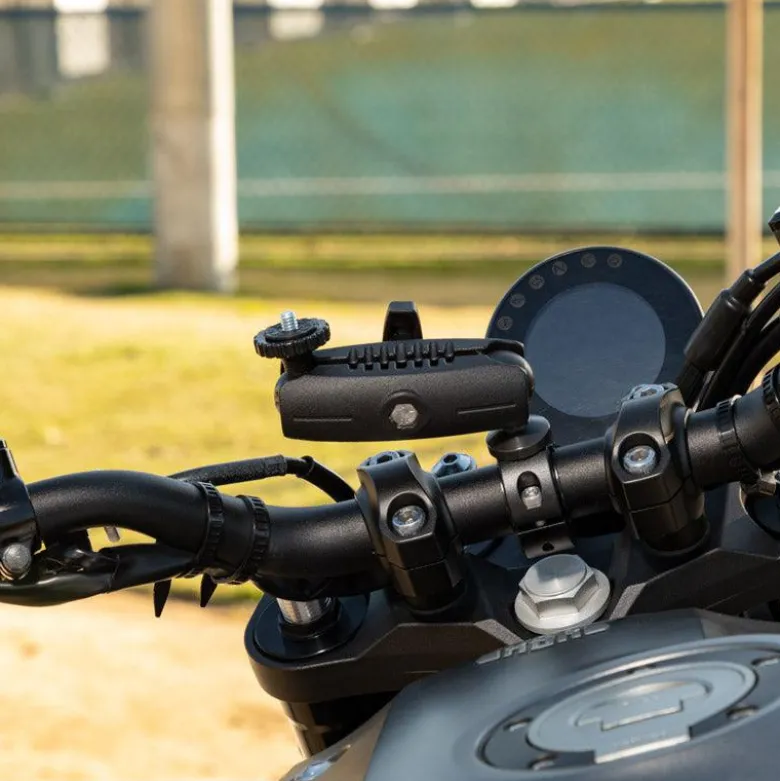 Aluminum Motorcycle Camera Handlebar Mount with 2.75" Shaft