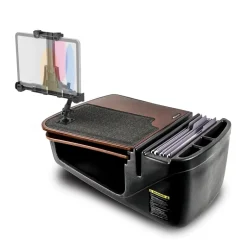 AutoExec GripMaster Car Desk with LockVise™ Locking Tablet Holder and Multi-Angle Mount