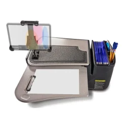 AutoExec GripMaster Car Desk with LockVise™ Locking Tablet Holder and Multi-Angle Mount