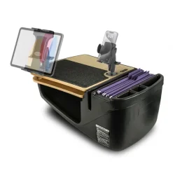 AutoExec GripMaster Car Desk with Mega Grip™ and Slim-Grip® Ultra Pro Drill-Base Mounts