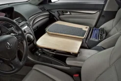 AutoExec GripMaster Car Desk with Slim-Grip® Ultra Pro Drill-Base Mount