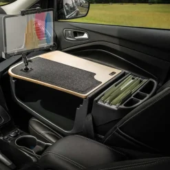 AutoExec GripMaster Efficiency Car Desk LockVise® Locking Tablet Holder and Multi-Angle Mount