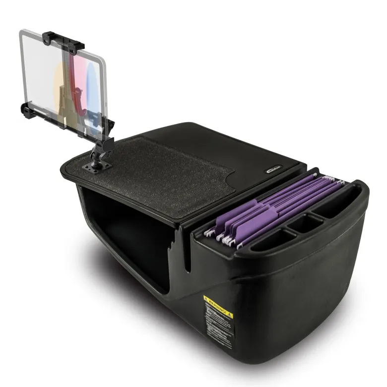 AutoExec GripMaster Efficiency Car Desk LockVise® Locking Tablet Holder and Multi-Angle Mount