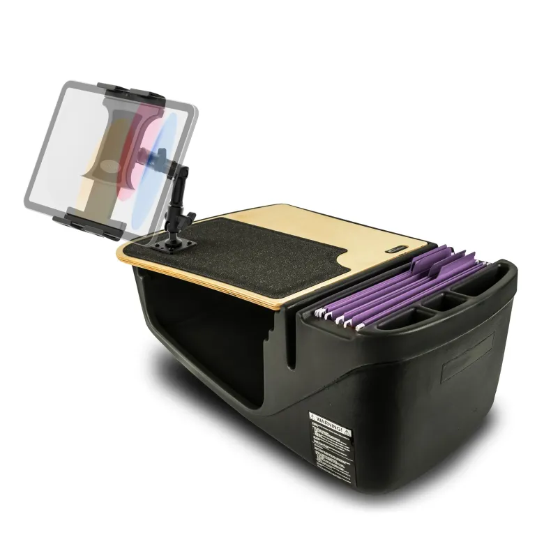 AutoExec GripMaster Efficiency Car Desk with Slim-Grip® Ultra Pro Multi-Angle Mount