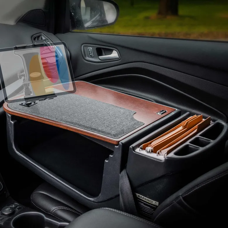 AutoExec GripMaster Efficiency Car Desk with Slim-Grip® Ultra Pro Multi-Angle Mount