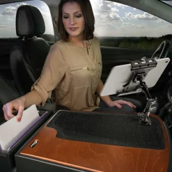 AutoExec GripMaster Efficiency Car Desk with Slim-Grip® Ultra Pro Multi-Angle Mount