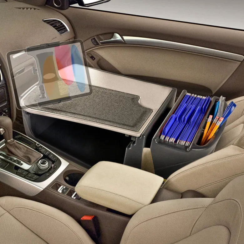 AutoExec GripMaster Efficiency Car Desk with Slim-Grip® Ultra Pro Multi-Angle Mount
