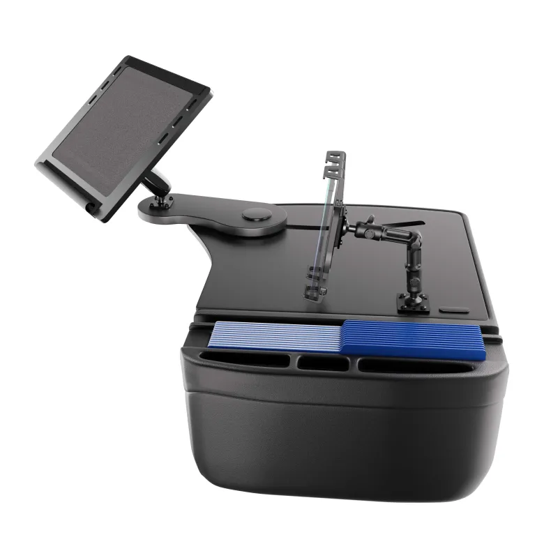 AutoExec Reach Front Seat Car Desk with Slim-Grip® Ultra Pro Multi-Angle Mount