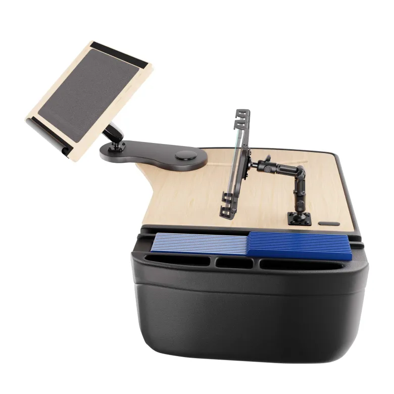 AutoExec Reach Front Seat Car Desk with Slim-Grip® Ultra Pro Multi-Angle Mount