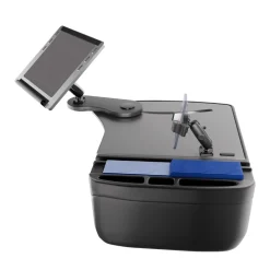 AutoExec Reach Front Seat Car Desk with RoadVise® Ultra Pro Drill-Base Mount