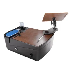 AutoExec Reach Front Seat Car Desk with RoadVise® Ultra Pro Drill-Base Mount