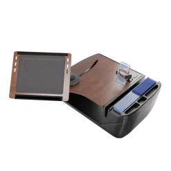 AutoExec Reach Front Seat Car Desk with RoadVise® Ultra Pro Drill-Base Mount
