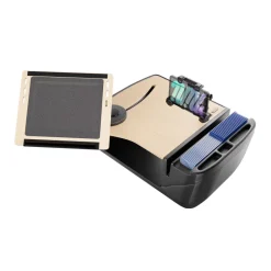 AutoExec Reach Front Seat Car Desk with LockVise™ Locking Tablet Multi-Angle Mount
