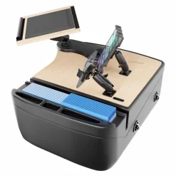 AutoExec Reach Front Seat Car Desk with Slim-Grip® Ultra Pro and RoadVise® Ultra Pro Drill-Base Mount