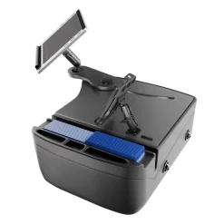 AutoExec Reach Front Seat Car Desk with Slim-Grip® Ultra Pro Drill-Base Mount