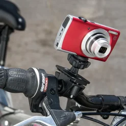 Bike or Motorcycle Handlebar Camera Mount for Canon Sony Samsung Panasonic Nikon Cameras