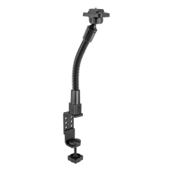 Camera Holder with Clamp Mount and 12 Inch Adjustable Gooseneck Arm