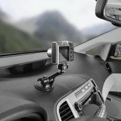 Camera Holder with Sticky Suction Mount and Adhesive Disk