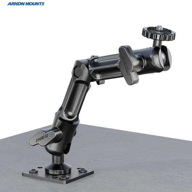 Camera Wall Mount with Multi-Angle Arm for Security Camcorders & Cameras