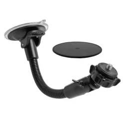 Camera Windshield Suction Car Mount with 8.5 Inch Gooseneck