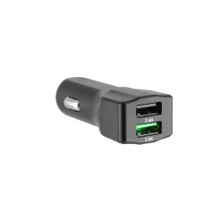 Car Charger with Quick Charge 3.0 and USB A Ports
