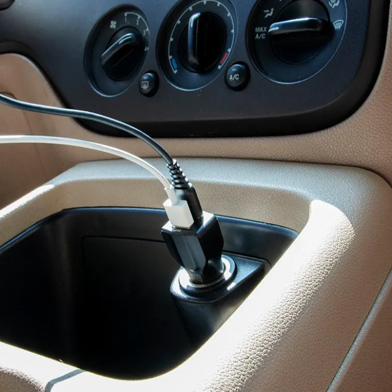 Car Charger with Quick Charge 3.0 and USB A Ports