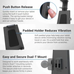 Car Headrest Tablet Mount