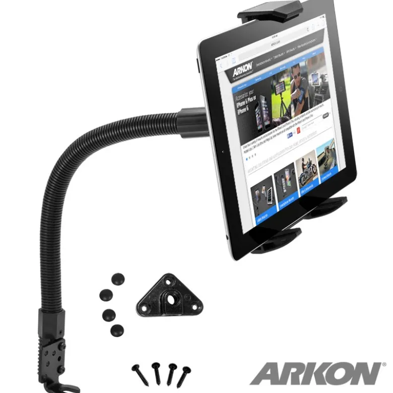 Car or Truck Seat Rail or Floor Tablet Mount for iPad, Note, and more