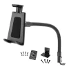 Car or Truck Seat Rail or Floor Tablet Mount with 22" Gooseneck for iPad, Note, and more