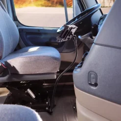 Car or Truck Seat Rail Universal Slim-Grip® Tablet Mount with 28 inch Gooseneck