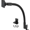 Car Seat Rail or Floor Mount with 18" Gooseneck and AMPS Head for Satellite Radios