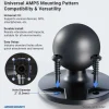 Circular 38mm (1.5 inch) Ball to 4-Hole AMPS Adapter