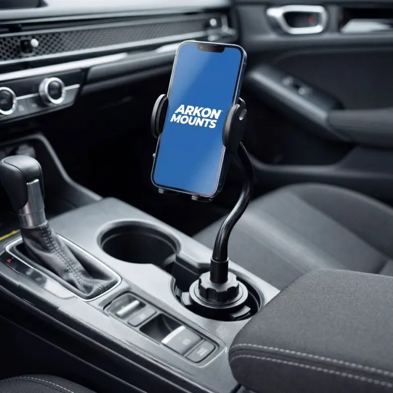 Cup Holder Phone Mount with Gooseneck and 17mm Ball