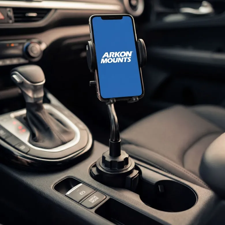 Cup Holder Phone Mount with Gooseneck and 17mm Ball
