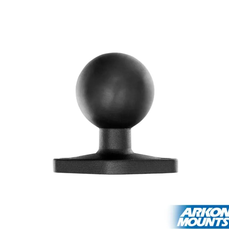 Diamond-Shaped Metal 38mm (1.5 inch) Ball to 2-Hole AMPS Compatible Adapter