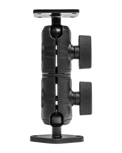 Double Socket Swivel Arm with Metal AMPS & Diamond Mount Plates