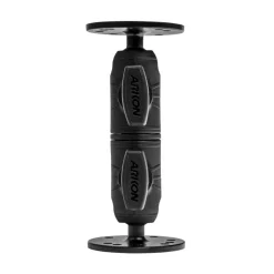 Double Socket Swivel Arm with Circular Mount Plates