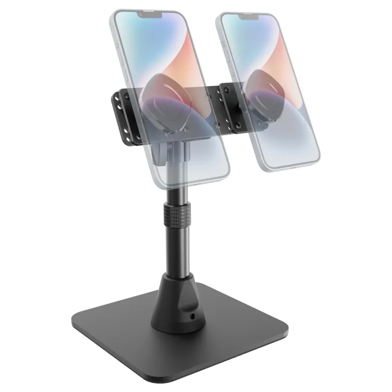 Dual Phone Magnetic Mount Desk Stand