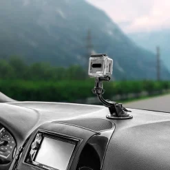 GoPro HERO Action Camera Holder with Suction Mount and Adhesive Disk