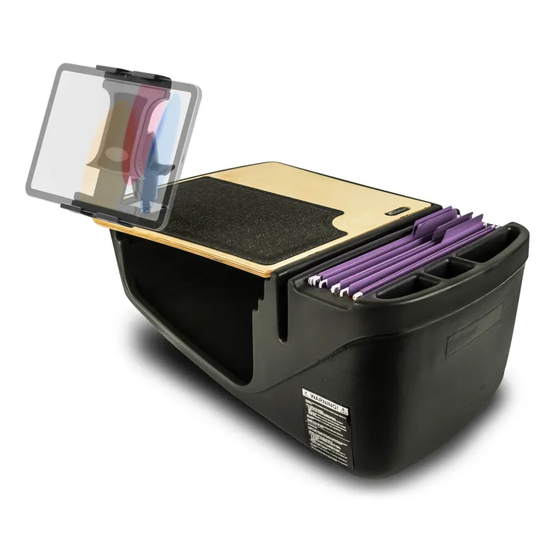 GripMaster Efficiency Car Desk with Slim-Grip® Ultra Pro Drill-Base Mount