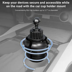 Heavy-Duty Car Cup Holder Mounting Pedestal