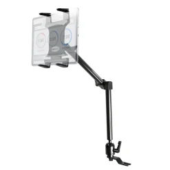 Heavy-Duty Car or Truck Seat Rail Tablet Mount with 22" Arm