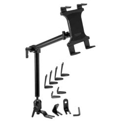 Heavy-Duty Car or Truck Seat Rail Tablet Mount with 22" Arm