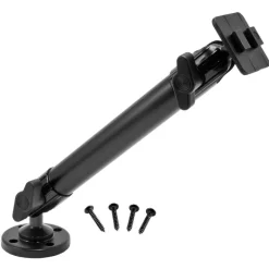 Heavy-Duty Drill-Base Mounting Pedestal with 10" Arm - Dual-T Compatible