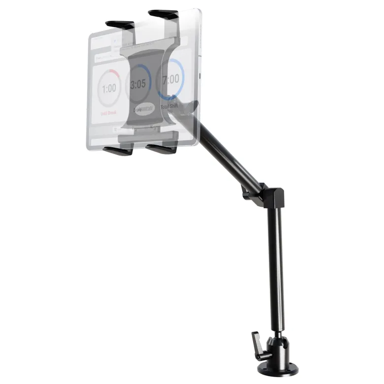Heavy-Duty Drill-Base Tablet Mount with 22" Arm