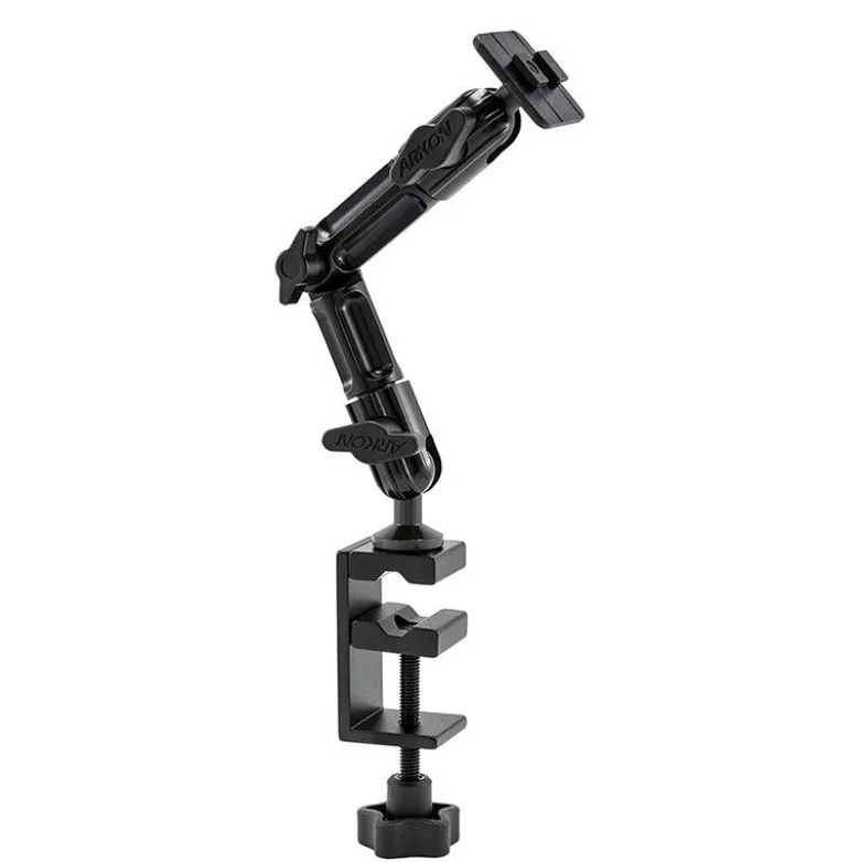 Heavy-Duty Multi-Angle Clamp Mount with 8 inch Arm - Dual-T Compatible