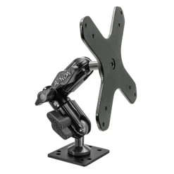 Heavy-Duty Multi-Angle Drill-Base Mounting Pedestal for VESA 75/VESA 100 Compatible Devices